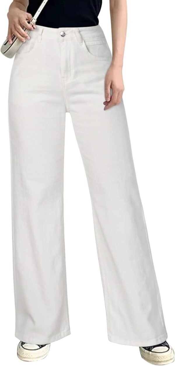 Women Wide Leg Jeans High Waist Baggy Jeans for Women Loose Boyfriends Jeans Denim Pants  90s