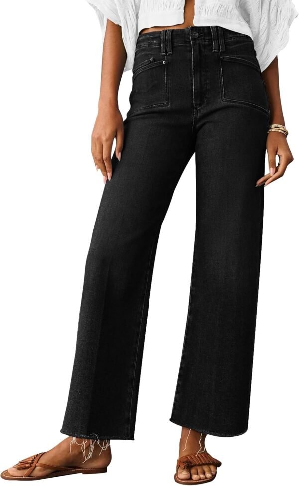 Jeans for Women Wide Leg Baggy High Waist Boyfriends Straight Leg Stretchy Denim Pants Trendy Fall 2026